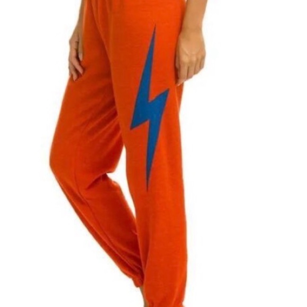 Aviator Nation Women's BOLT Lounge
SWEATPANTS - ORANGE // BLUE